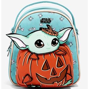 Star Wars The Mandalorian The Child in Jack-O'Lantern Backpack